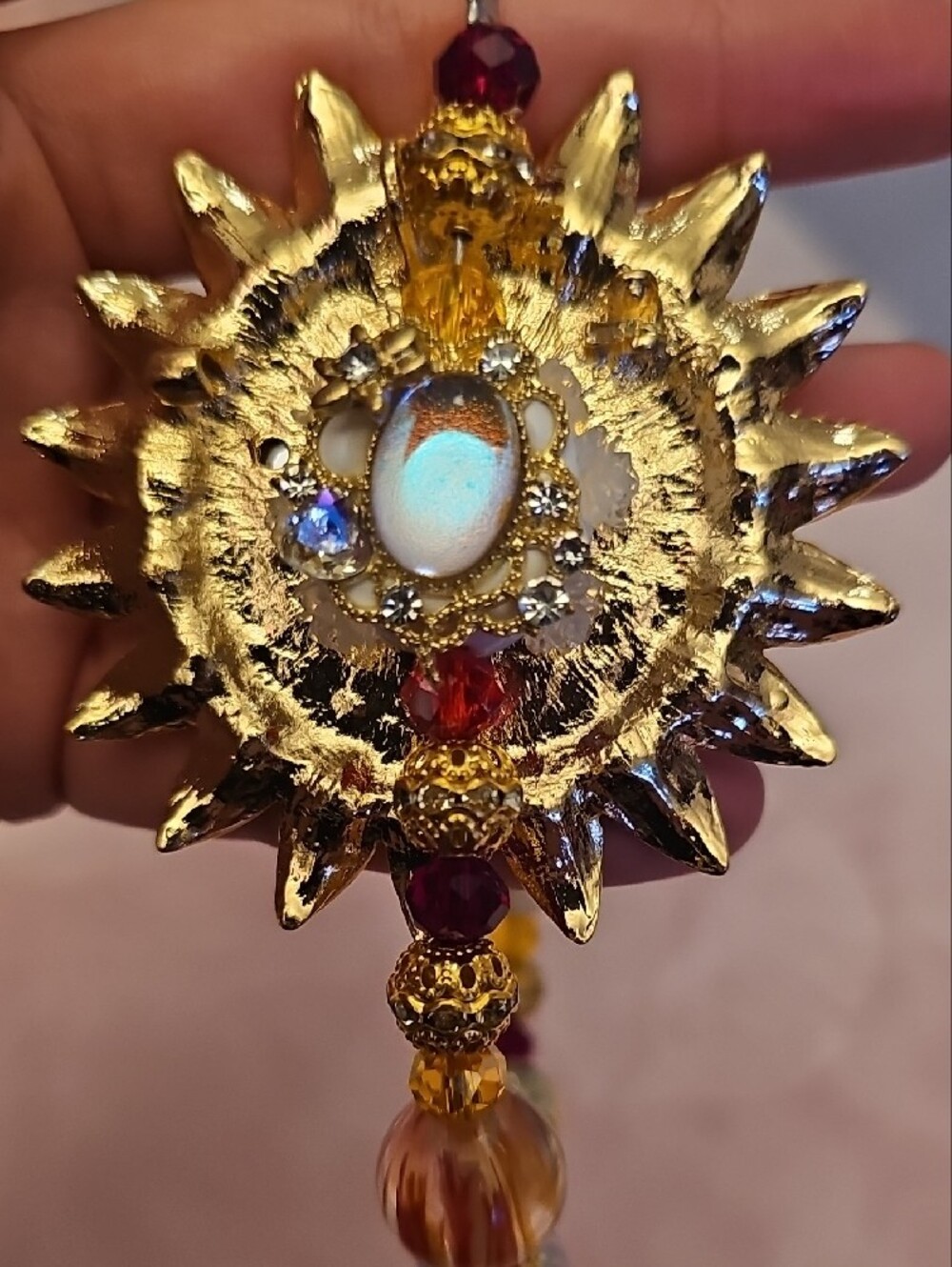 Sunflower Purse Charm - Picture 4 of 5